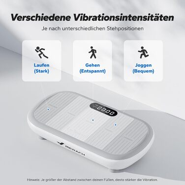 Вібраційна платформа MERACH для тренувань та фігури, амплітуда 13 мм, вантажопідйомність 200 кг, силіконовий педал, Bluetooth-динамік (сірий)