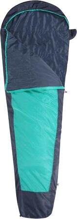 Сплячий мішок Mountain Warehouse Traveller 50 - 220 x 80 x 50 см - вітростійкий, блакитно-зелений
