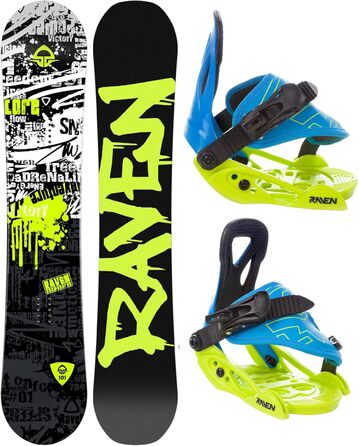 Сноуборд RAVEN Snowboard Set Junior: Сноуборд Core + Кріплення MP Black XS/S