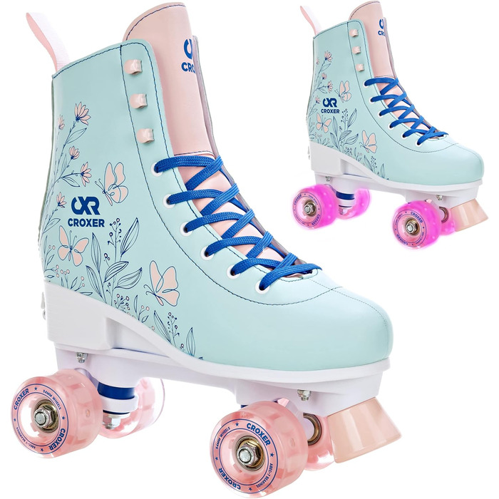 Ролики для дітей та дорослих, регульовані, Amara (LED ролики), 39-42 (25-26,5 см)