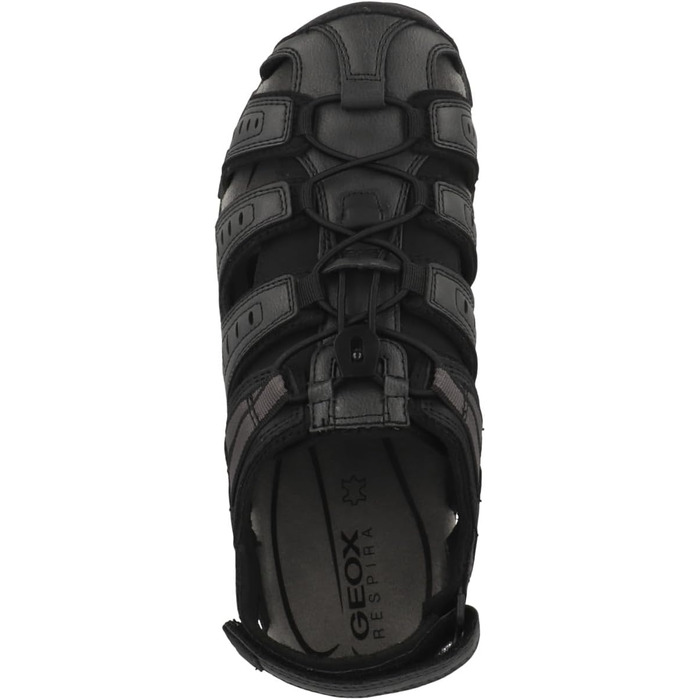 Чоловічі сандалії Geox Strada CSport, 42 EU, чорні