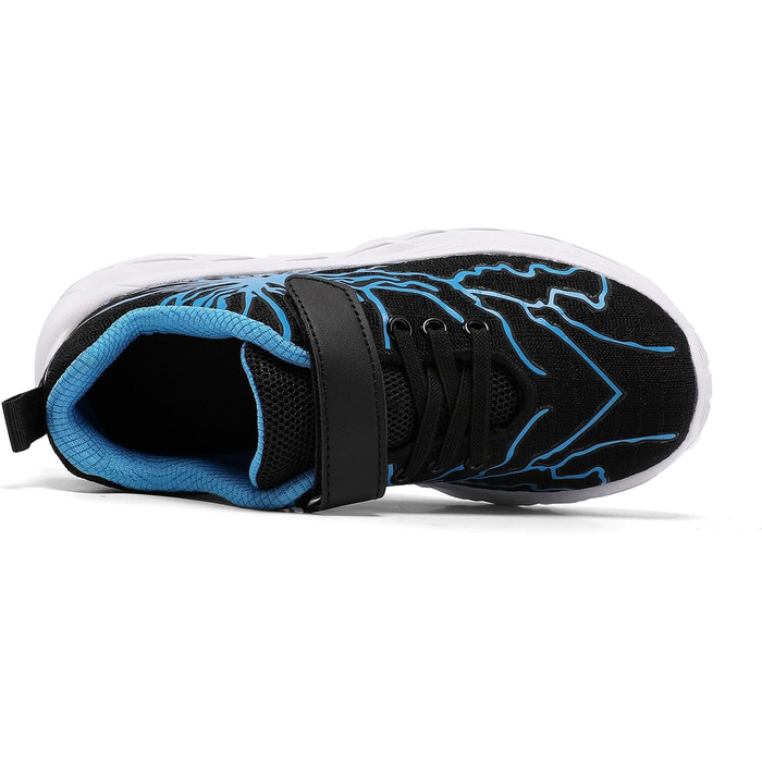 Дитячі кросівки для занять спортом: легкі, дихаючі, для хлопчиків та дівчаток, Mesh, Outdoor, Fitness, чорний, зелений, чорний/синій, 29 EU