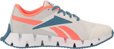Кросівки Reebok Zig Dynamica 2.0 для дітей та дорослих (Unisex), 38 EU, Pure Grey/Orange Flare/Steely Blue