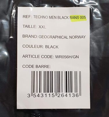 Чоловіча софтшеллова куртка Geographical Norway - функціональна, дихаюча, для активного відпочинку та походів, чорний - 03
