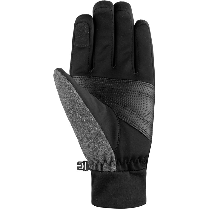 Жіночі рукавички Reusch Saskia Touch-Tec, сенсорні, чорні-сірі, розмір 6.5