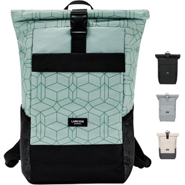 Рюкзак LARKSON No 4 Rolltop водостійкий з відділенням для ноутбука, для жінок і чоловіків, універсальний для роботи, навчання та велосипеда, великий дорожній рюкзак