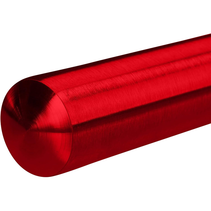 Біта бейсбольна Relaxdays алюмінієва 86 см, червона, з нековзкою ручкою для софтболу