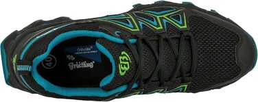 Черевики трекінгові та для ходьби Brütting Power Unisex, 42 EU, Чорний, Petrol, Зелений
