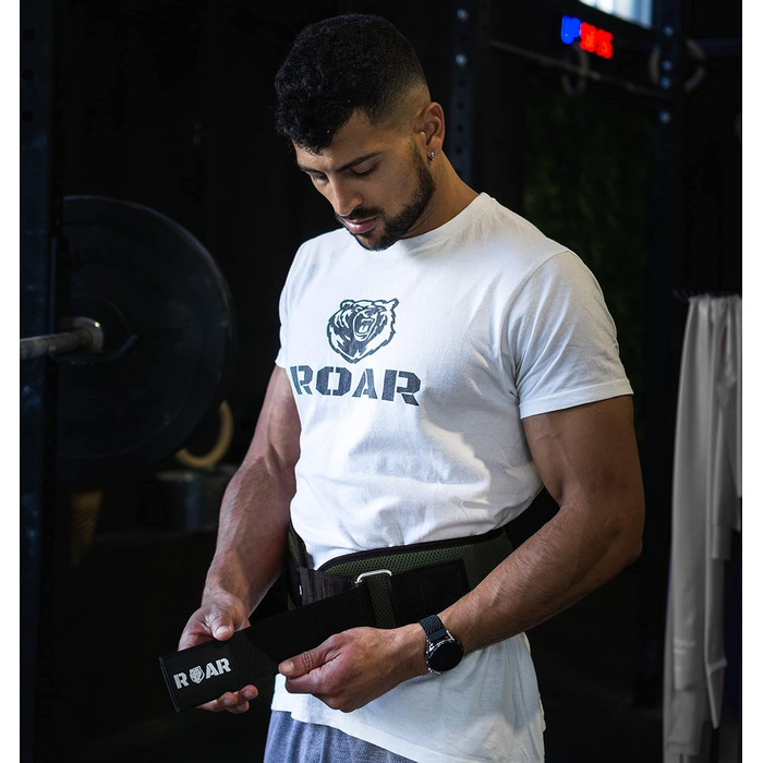 Пояс для важкої атлетики Roar® для чоловіків і жінок, пауерліфтинг, кросфіт, тренажерний зал
