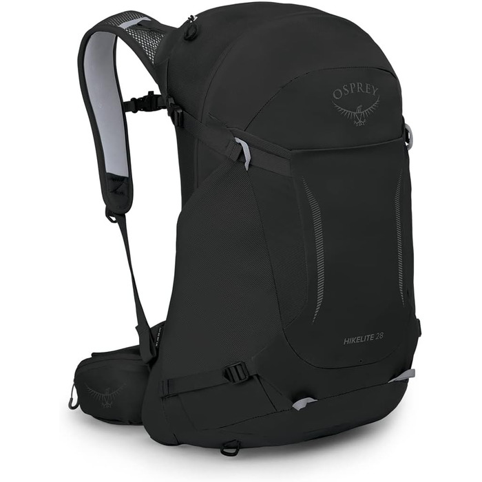 Рюкзак Osprey Hikelite 28 л чорний (M-L) для туризму