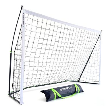Футбол ворота QUICKPLAY KICKSTER портативні 2.4x1.2м - для дітей та дорослих, швидкозбірні, для саду та вулиці + сумка