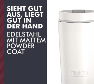 Термос нержавіючий Thermos Stainless King 0.47л червоний для кави та чаю, герметичний, в посудомийку, тримає тепло 7 год, холод 18 год, з гачком для чаю, без BPA