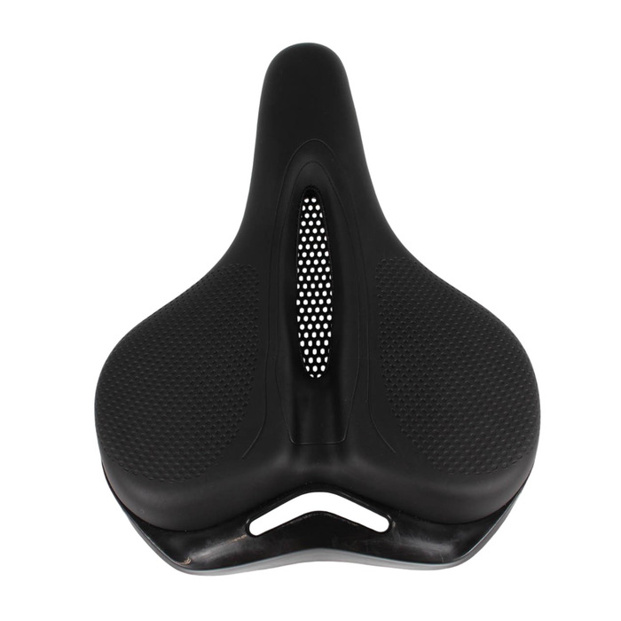 Гелеве велосипедне сідло H-ROCKS MONOLITH — комфортне, чорне, для MTB