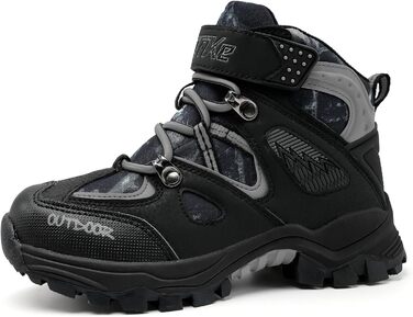 Дитячі зимові черевики Elaphurus: теплі, зручні для ходьби та трекінгу (40 EU, камуфляж чорний)