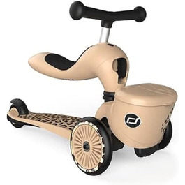 Біговел Scoot & Ride Highwaykick 1 Lifestyle Leopard з сидінням та контейнером для малюків
