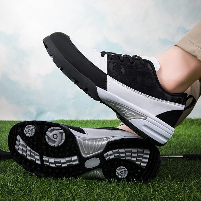 Водонепроникні дихаючі гольф-шоу для жінок та чоловіків без шипів (36 EU, чорний)