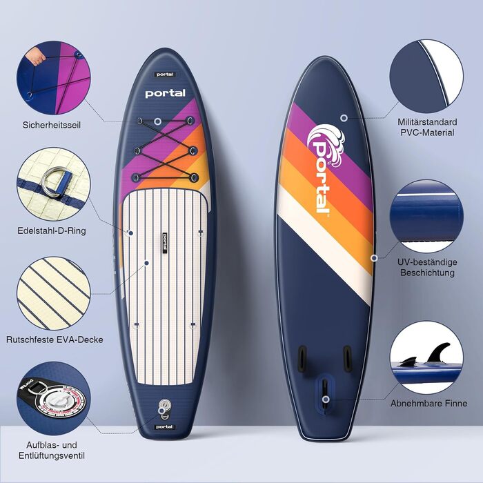 Надувний SUP-борд Portal Stand Up Paddle Board 10'6