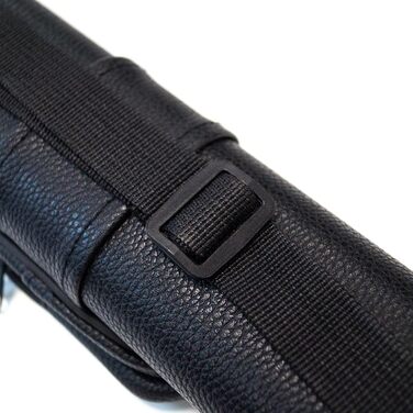 Чохол для більярдної cue J. Parker Billardköcher: для 2-х cue, чорний, 85 см, з аксесуарами та ремінком