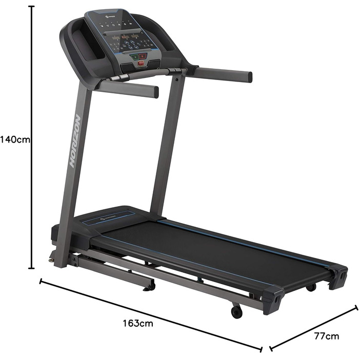 Бігова доріжка Horizon Fitness eTR5.0 з потужним 2 к.с. мотором