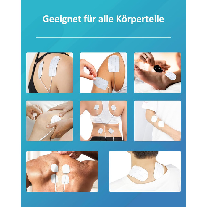 Апарат TENS/EMS Comfytemp K6106 з 4 каналами та 8 електродами для терапії болю та масажу