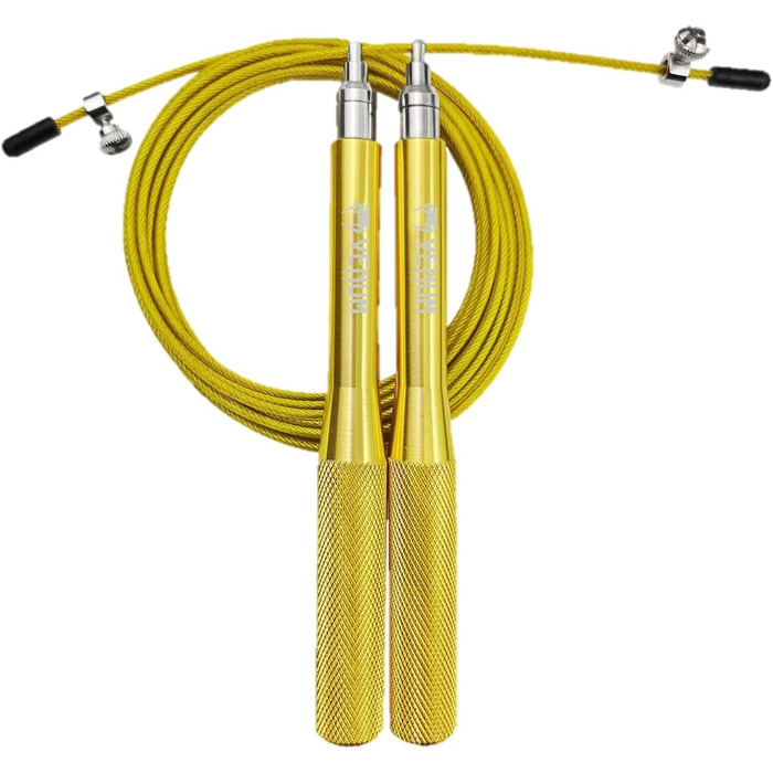 Скакалка Venum Thunder Evo Gold для фітнесу та боксу
