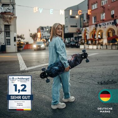 Лонгборд Sporterra для дорослих і підлітків, оптимізований для пригод, літня пропозиція