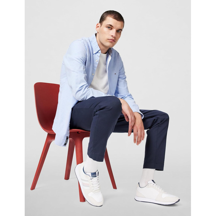 Кросівки Tommy Hilfiger Runner Evo Mix Stitch білі, 42 EU