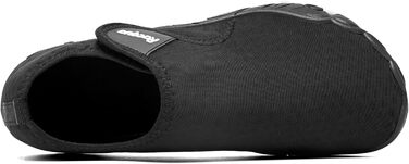 Водні черевики Raqua для жінок та чоловіків, пляжні шльопанці, чорний (47 EU)