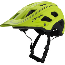Універсальний велосипедний шолом DKONI MTB, легкий, регульований, 54-61 см, знімний козирок і підкладка, 17 вентиляційних отворів