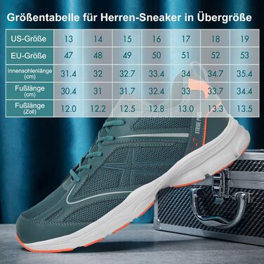 Зручні спортивні кросівки Hawkwell для чоловіків, великі розміри 47-53, колір зелений