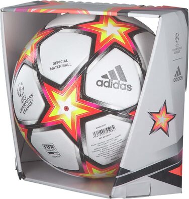 Футбольний м’яч adidas UCL Pro PS, унісекс, білий/червоний/чорний, розмір 5, офіційний матчевий