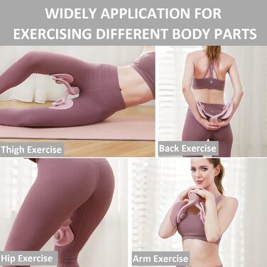 Тренування м'язів тазового дна та стегон для жінок: тренажер для стегон, тренажер сідниць, фіолетовий