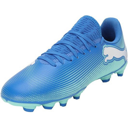 Дитячі футбольні кросівки PUMA Hyperlink Blue Mint Puma White, 28 EU