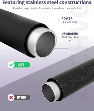 Стійка для гантелей та йога-матів ZACHVO – 160 кг, з 4 роликами та 8 гачками