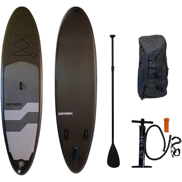Надувна SUP-дошка Driftwerk Nautic, комплект, бордова (коричнева)