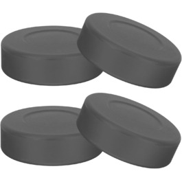 Гумові хокейні шайби Gatuida, 4 шт. для гри в приміщенні та на вулиці, чорні Гумові хокейні шайби Gatuida, 4 шт. для гри в приміщенні та на вулиці, чорні