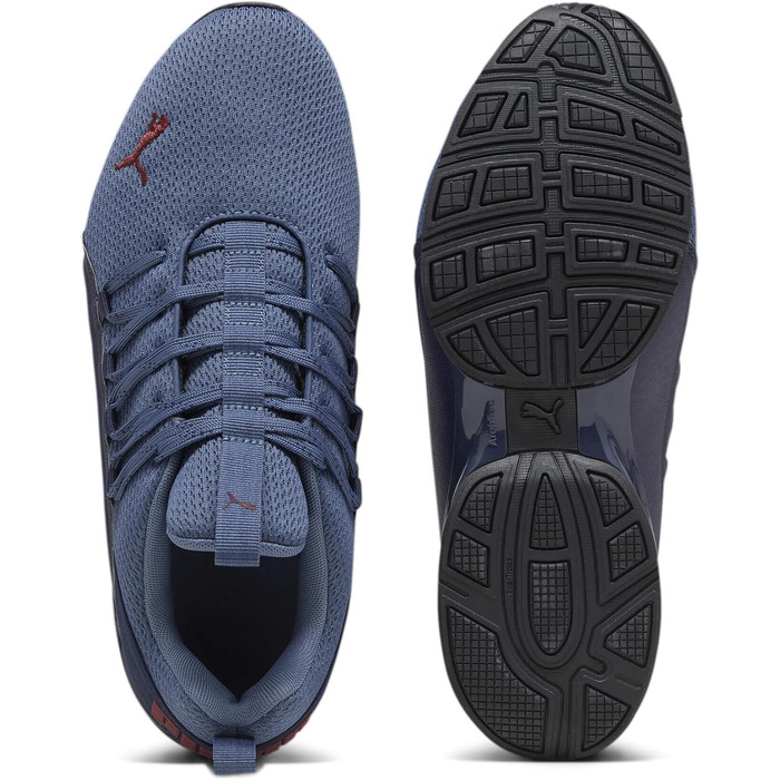 Кросівки PUMA Tazon 6 для чоловіків, крос-тренінг, 45 EU, темно-синій, інкі-блакитний, темно-ясно-червоний