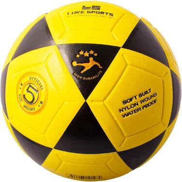 Столик для футболу Luke Sports Altinha River з вулканізованої гуми, білий та жовтий