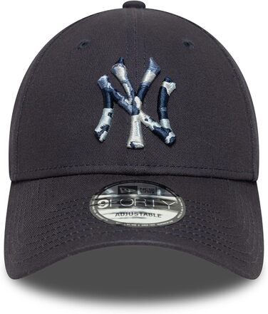 Кепка бейсболка New Era 9Forty Yankees #37276, регульована, чорна