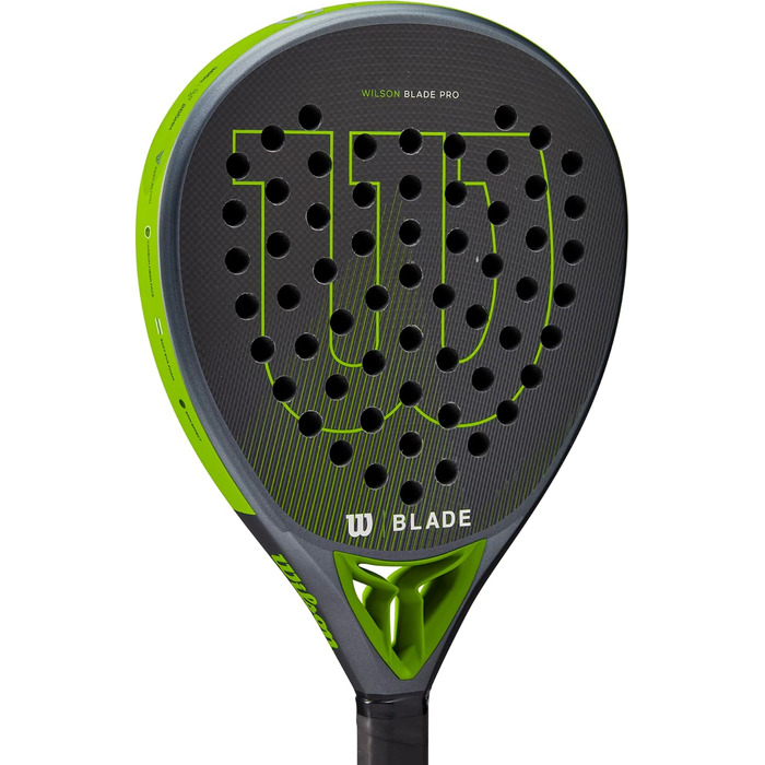 Падельна ракетка Wilson Blade Pro V2, чорна/неонова зелена