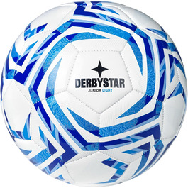 М'яч футбольний Derbystar Junior Light Білий/Синій, розмір 4