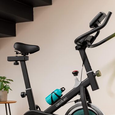 Велотренажер Cecotec DrumFit Indoor 6000 Forcis: магнітний, з LCD-монітором, 6 кг маховик, чорний