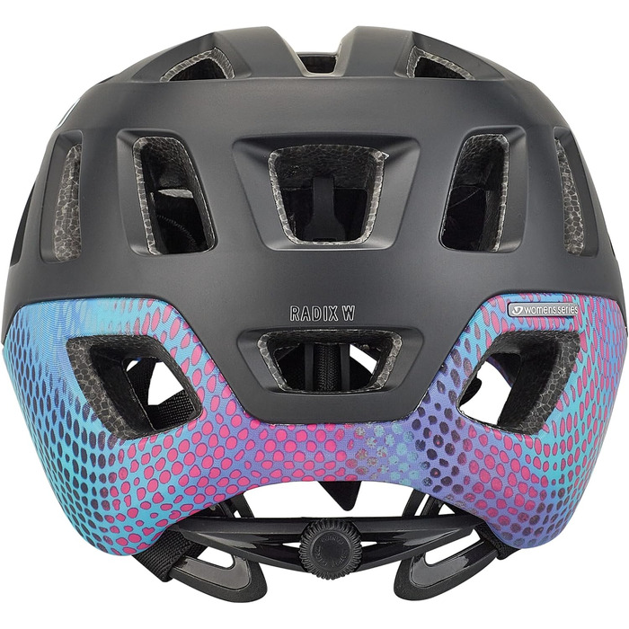 Велошолом Giro Radix для жінок, All Mountain MTB, матовий чорний/бірюзовий, 2022