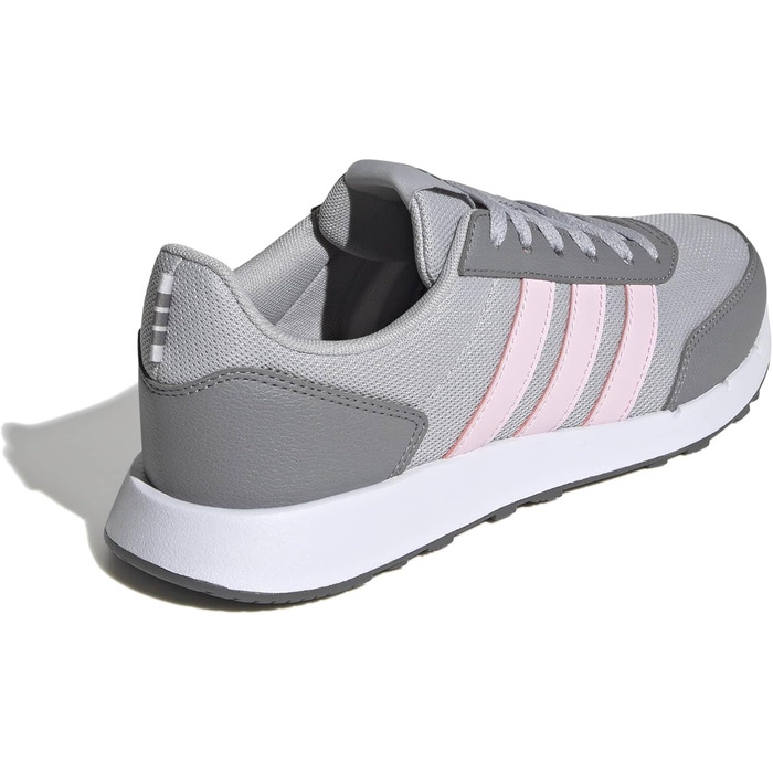 Кросівки для бігу Adidas Run 50s, 38 EU, сірий/рожевий/сірий, для жінок