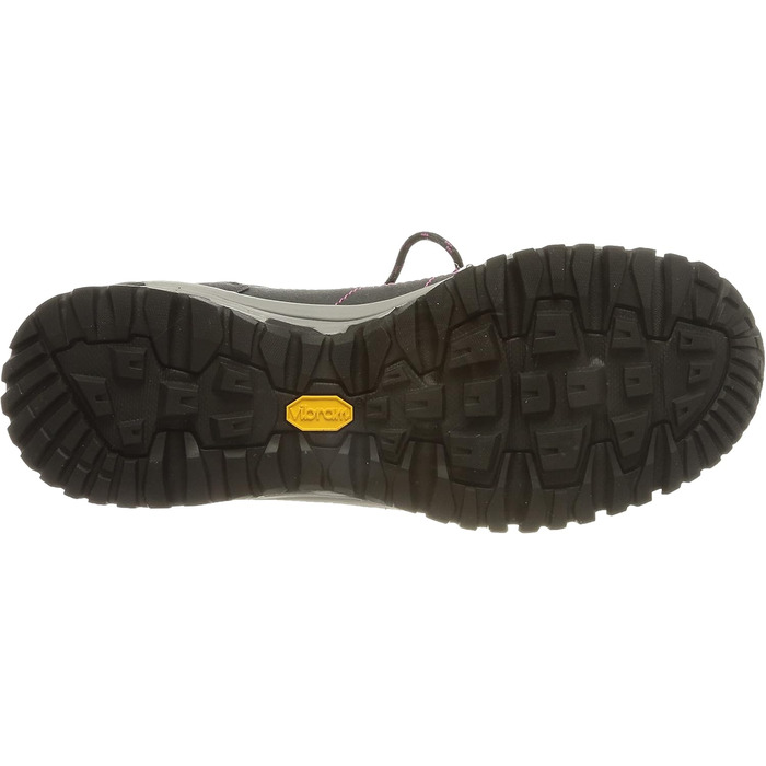 Жіночі трекінгові черевики Brütting Mount Shasta сіро-чорно-рожеві (37 EU)