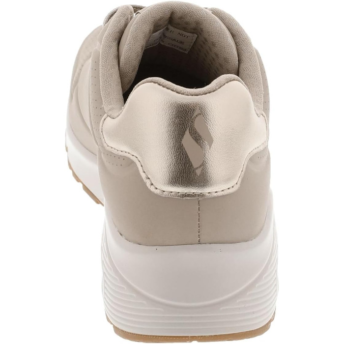 Кросівки жіночі Skechers UNO Shimmer Away Nude Rosegold (42 EU) з Durabuck та Duraleather