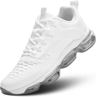 Чоловічі кросівки для бігу та спорту, неслизькі, стильні, розмір 45 EU, білий колір
