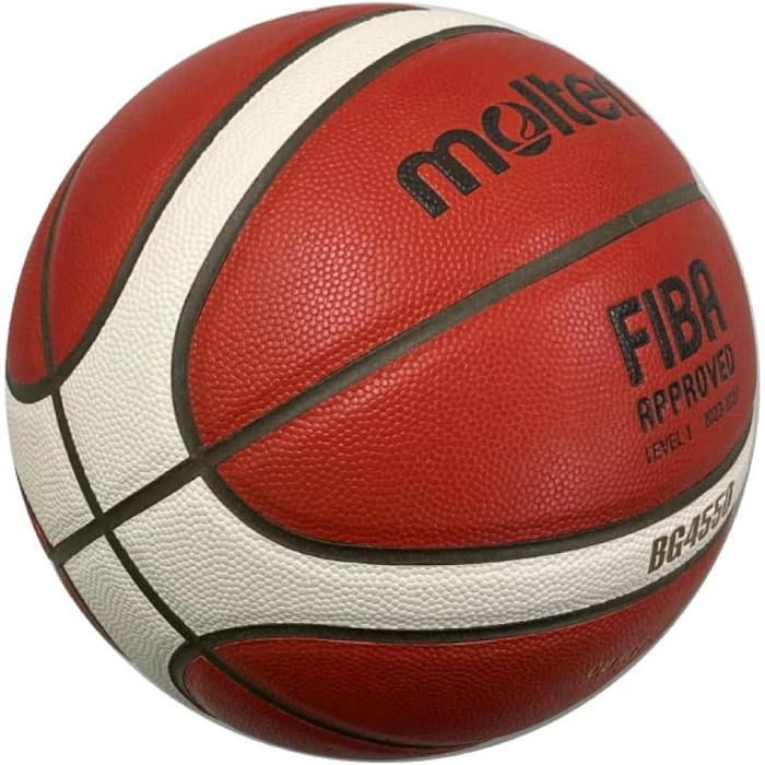 Баскетбольний м’яч Molten BG4550 FIBA, преміум синтетична шкіра, розміри 6 і 7