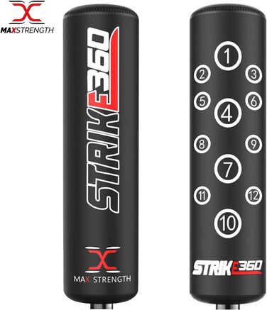 Вільностоячий боксерський мішок Max Strength 1,7 м для кікбоксингу, MMA, фітнесу, міцний і високоякісний для дому та залу