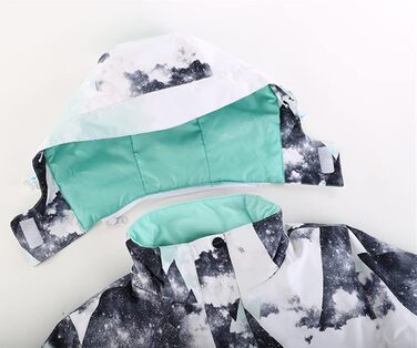 Водонепроникний та вітронепроникний жіночий комплект для катання на лижах (куртка та штани) – теплий зимовий костюм для походів та сноубордингу, оранжево-чорний (L, білий+чорний)